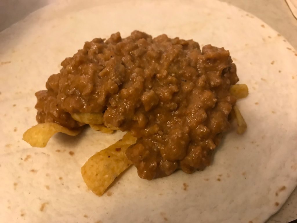 Chili Cheese Frito Burrito