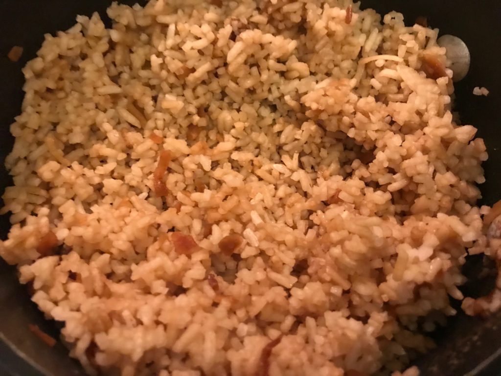 Chicken Sausage Rice Casserole 