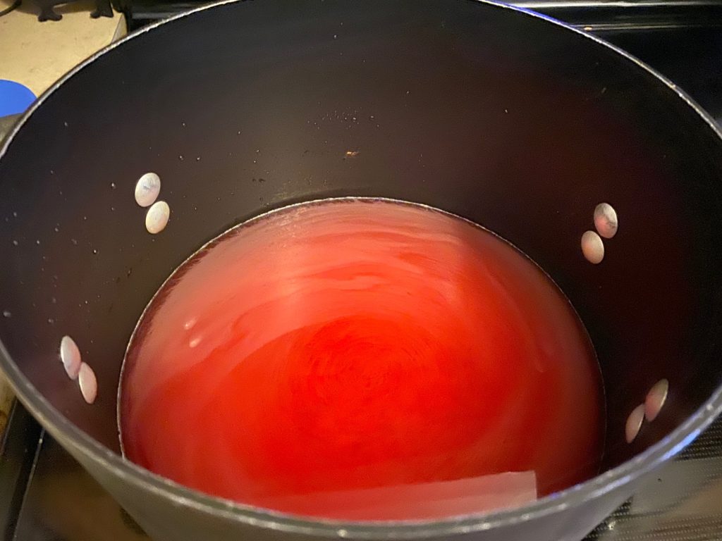 Pregnant Punch before boil