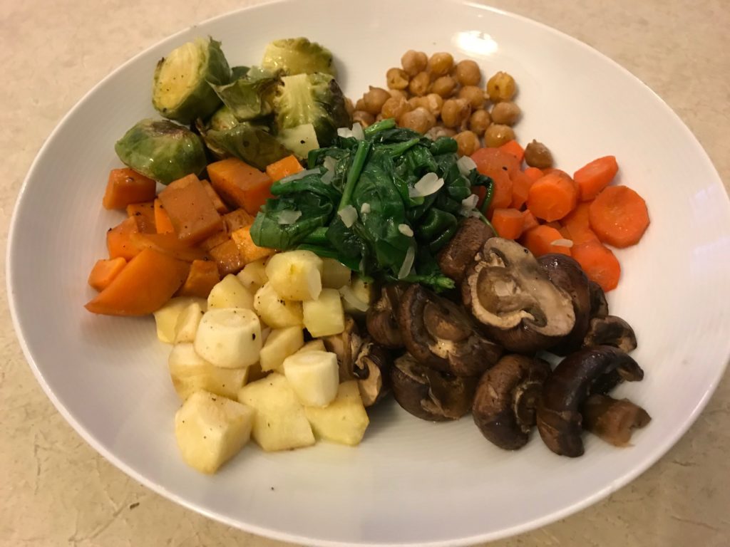 root vegetable power bowl