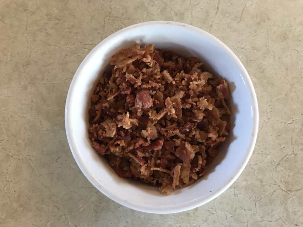 chopped bacon