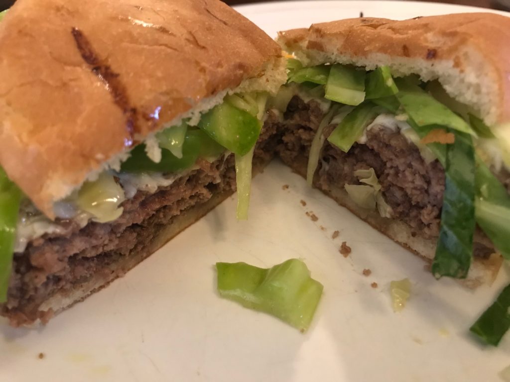 amish slaw burger