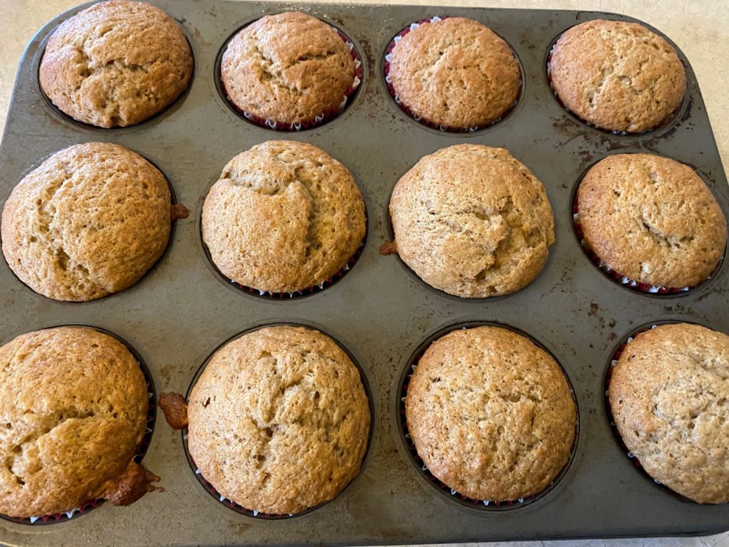 cooked Banana Bread Muffins
