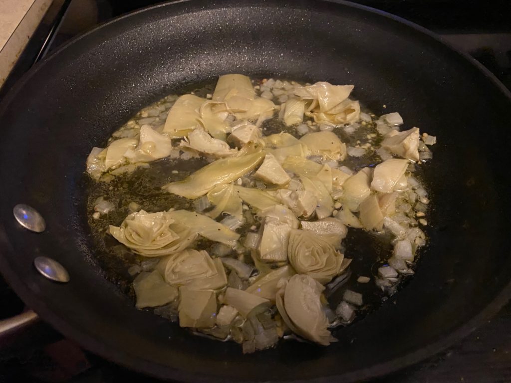 cooking artichokes