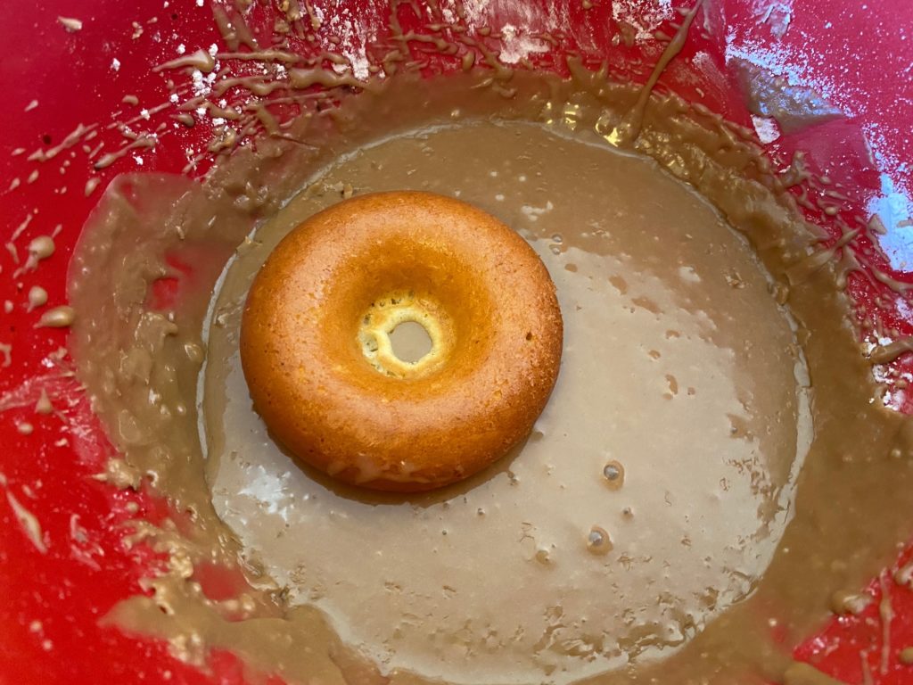 donut in glaze