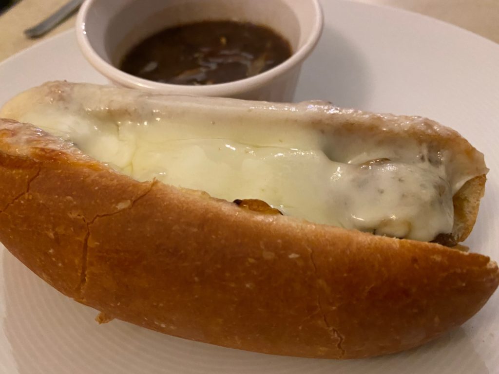 French Onion Meatball Sub Sandwich