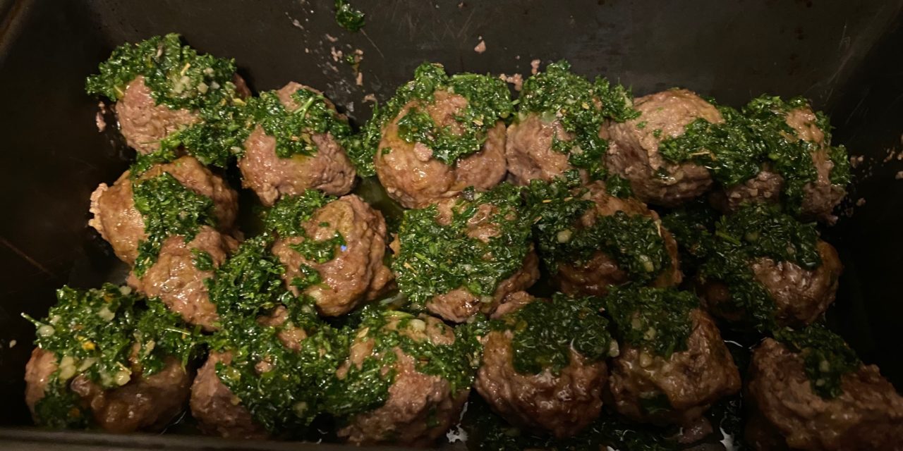 Chimichurri Meatballs