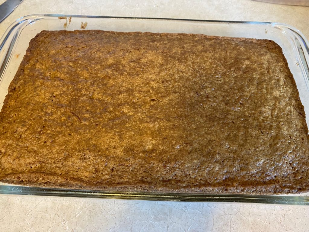 cooked carrot cake