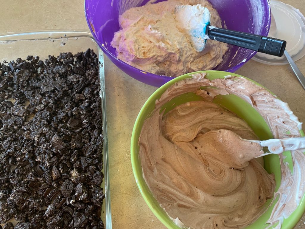 Peanut Butter Chocolate Dessert layers