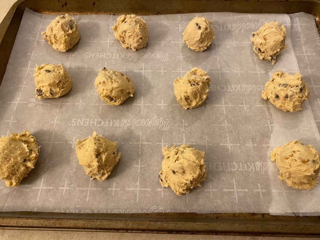 Butterscotch Chocolate Chip Cookies precooked