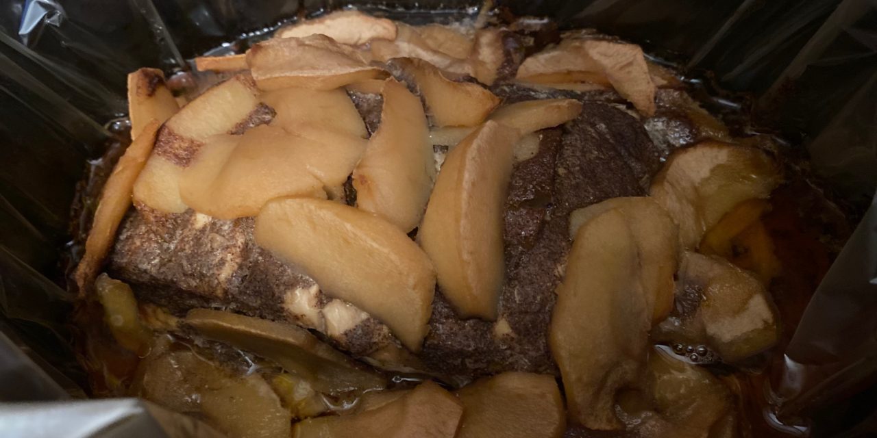 Crockpot Apple Pork Tenderloin